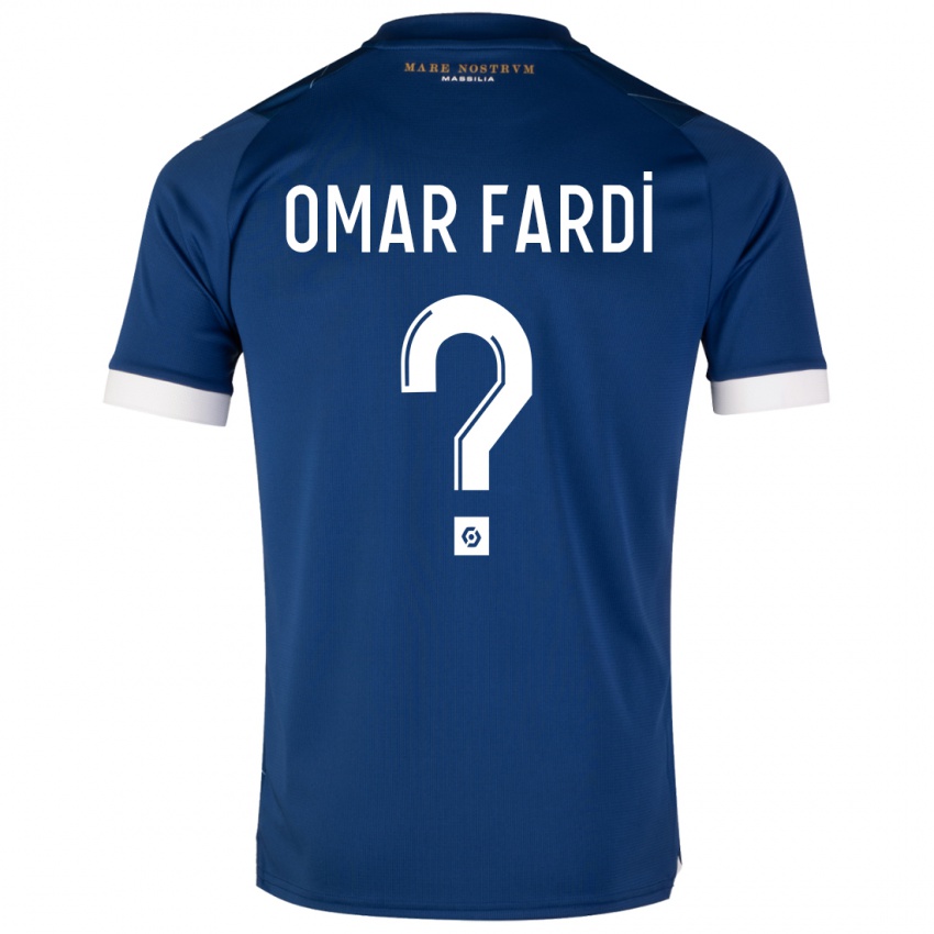 Dětské El Omar Fardi #0 Tmavě Modrá Daleko Hráčské Dresy 2023/24 Dres