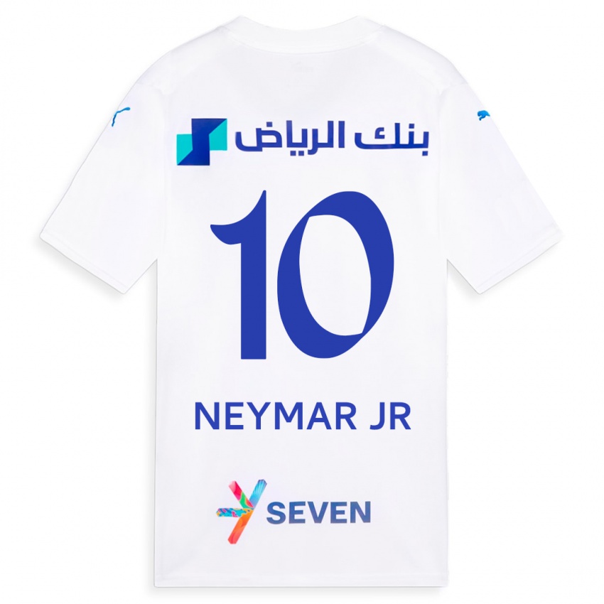 Dětské Neymar #10 Bílý Daleko Hráčské Dresy 2023/24 Dres