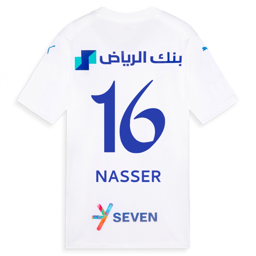 Dětské Nasser Al-Dawsari #16 Bílý Daleko Hráčské Dresy 2023/24 Dres