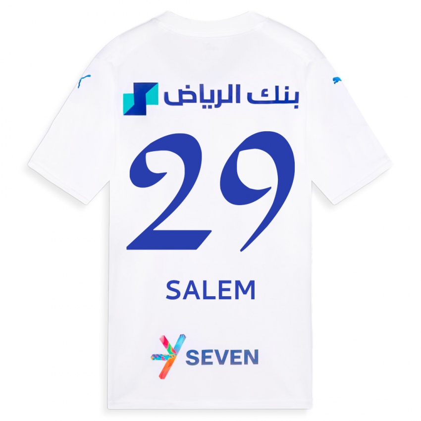 Dětské Salem Al-Dawsari #29 Bílý Daleko Hráčské Dresy 2023/24 Dres