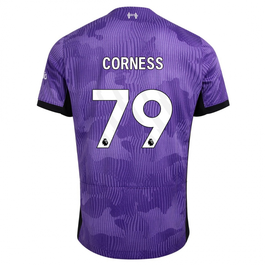 Dětské Dominic Corness #79 Nachový Třetí Hráčské Dresy 2023/24 Dres