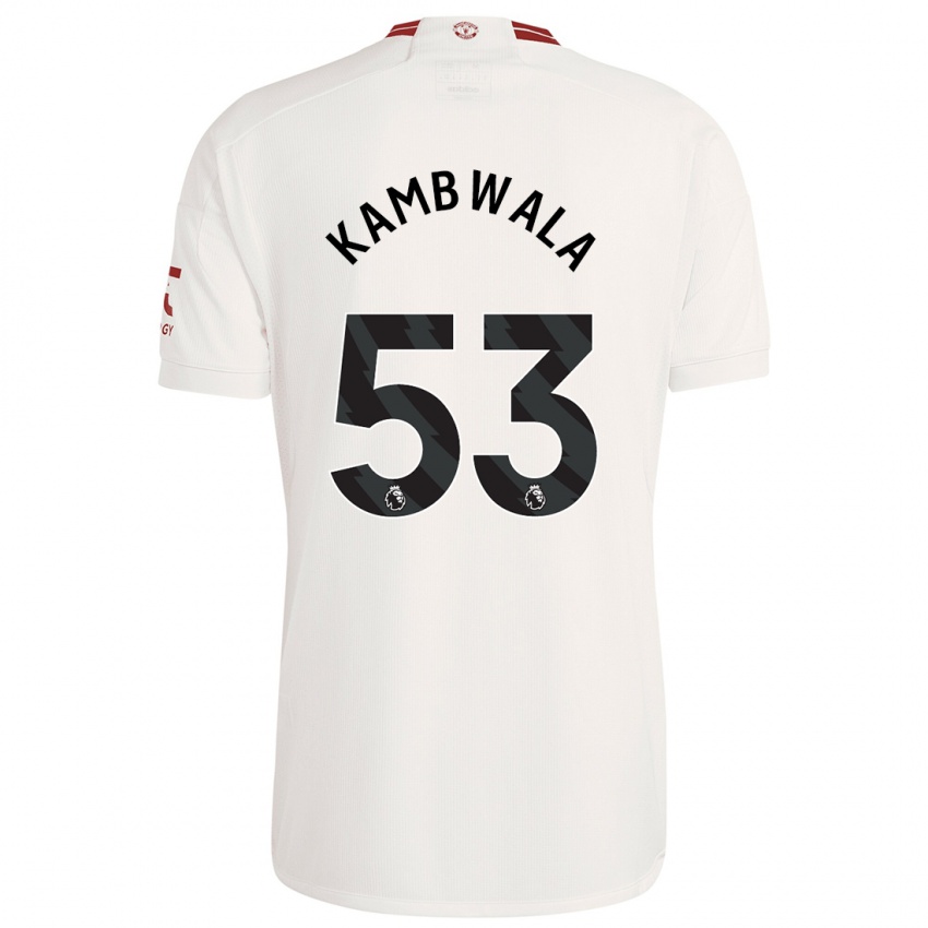 Dětské Willy Kambwala #53 Bílý Třetí Hráčské Dresy 2023/24 Dres