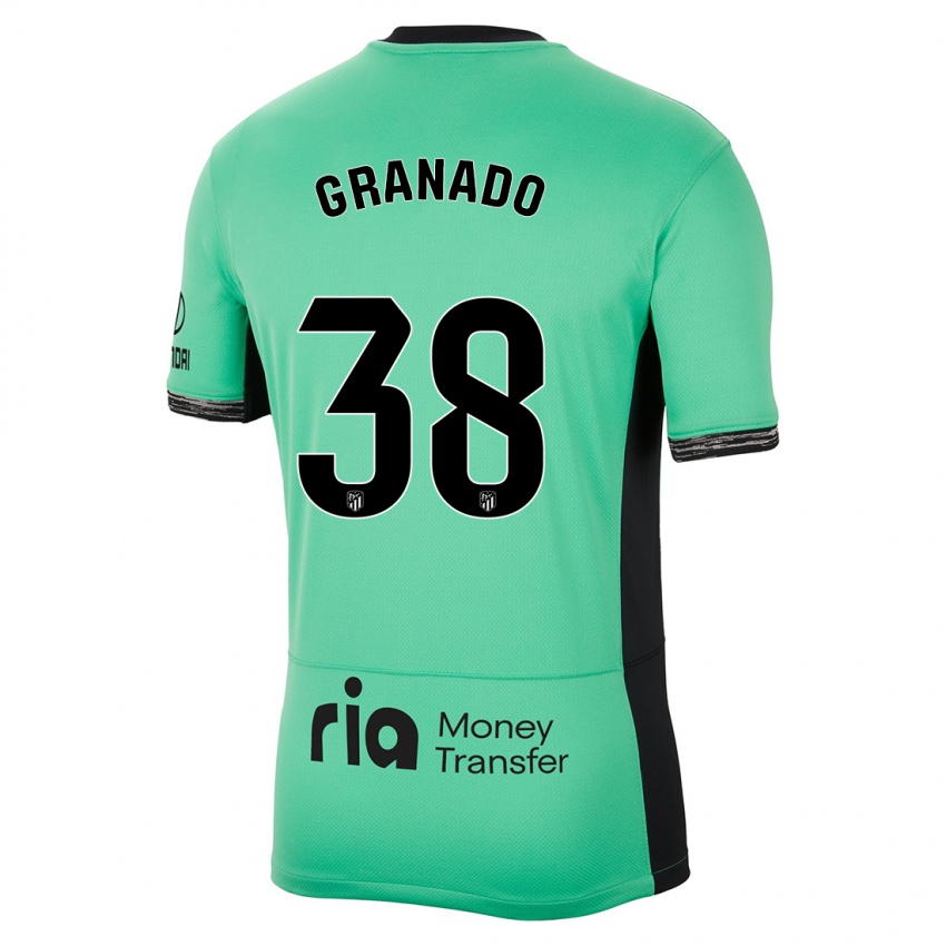 Dětské Adrian Granado #38 Jarní Zelená Třetí Hráčské Dresy 2023/24 Dres