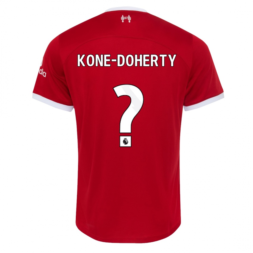 Pánské Trent Kone-Doherty #0 Červené Domů Hráčské Dresy 2023/24 Dres