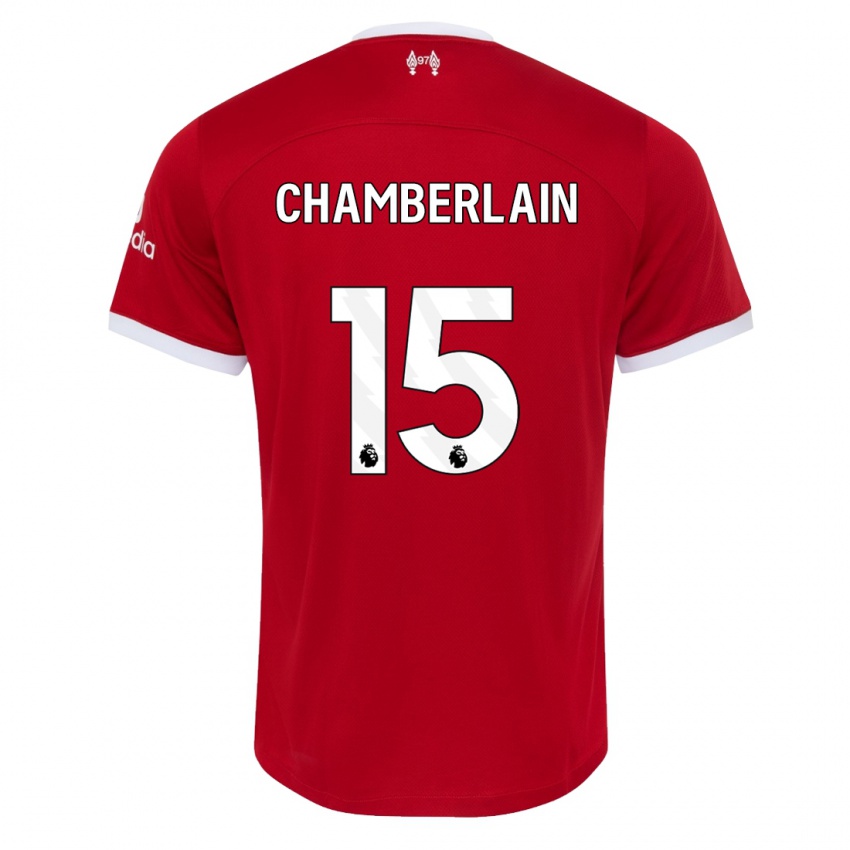Pánské Alex Oxlade Chamberlain #15 Červené Domů Hráčské Dresy 2023/24 Dres