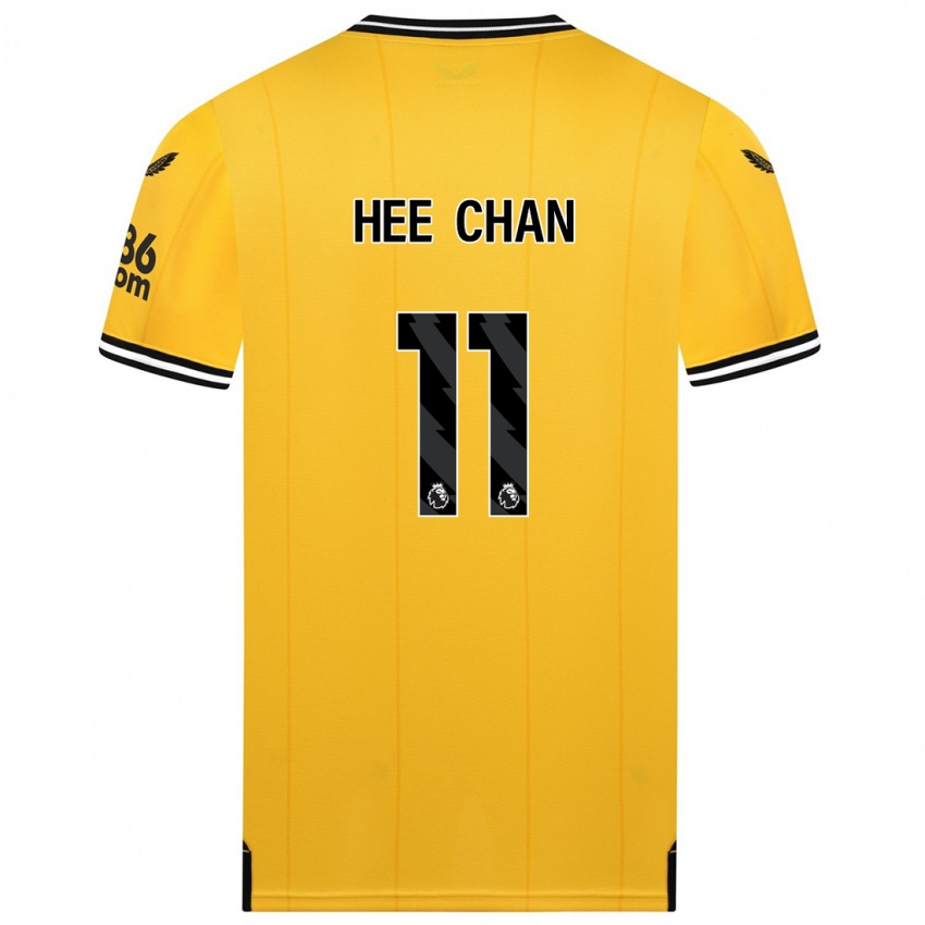 Pánské Hee Chan Hwang #11 Žlutá Domů Hráčské Dresy 2023/24 Dres