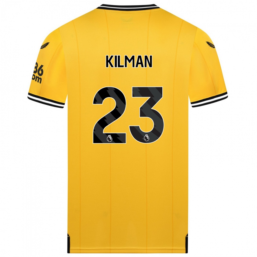 Pánské Max Kilman #23 Žlutá Domů Hráčské Dresy 2023/24 Dres