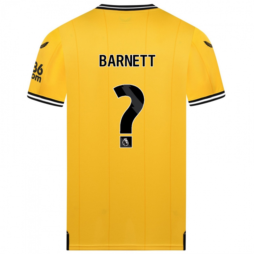 Pánské Ty Barnett #0 Žlutá Domů Hráčské Dresy 2023/24 Dres
