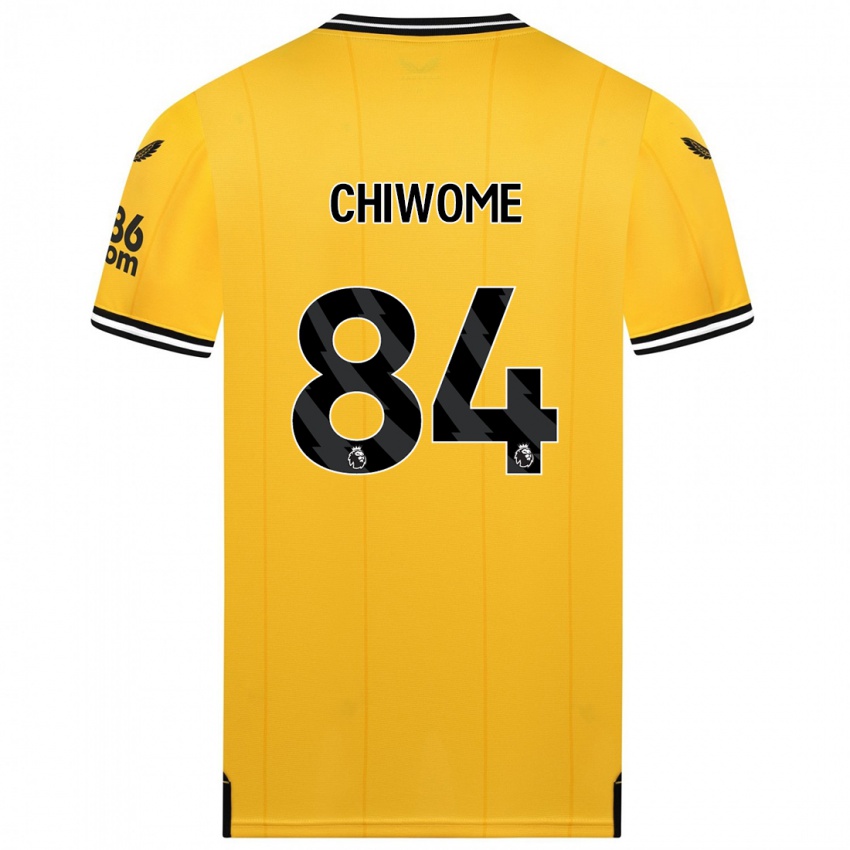 Pánské Leon Chiwome #84 Žlutá Domů Hráčské Dresy 2023/24 Dres