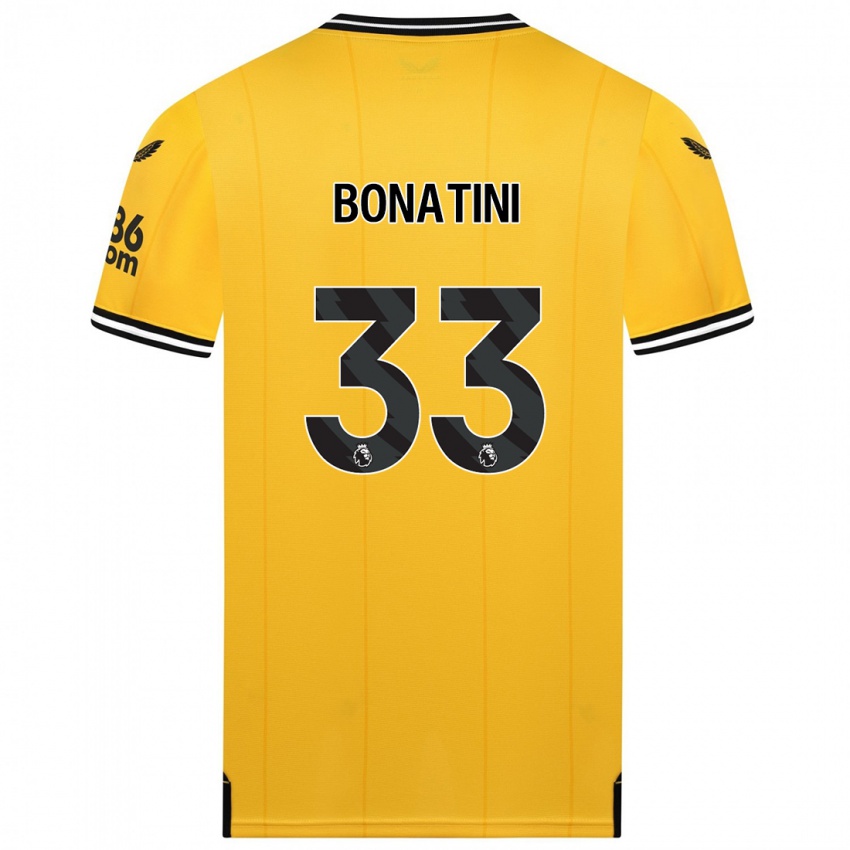 Pánské Leo Bonatini #33 Žlutá Domů Hráčské Dresy 2023/24 Dres