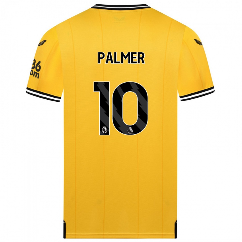 Pánské Jamila Palmer #10 Žlutá Domů Hráčské Dresy 2023/24 Dres