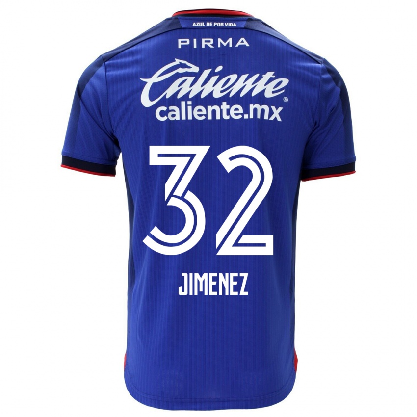 Pánské Cristian Jimenez #32 Modrý Domů Hráčské Dresy 2023/24 Dres