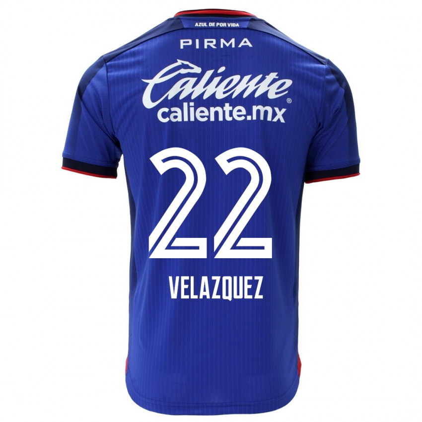 Pánské Hireri Velazquez #22 Modrý Domů Hráčské Dresy 2023/24 Dres