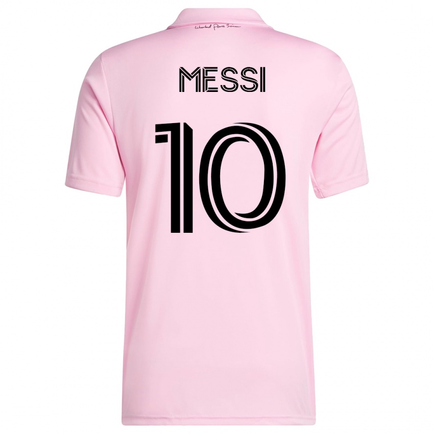 Pánské Lionel Messi #10 Růžový Domů Hráčské Dresy 2023/24 Dres