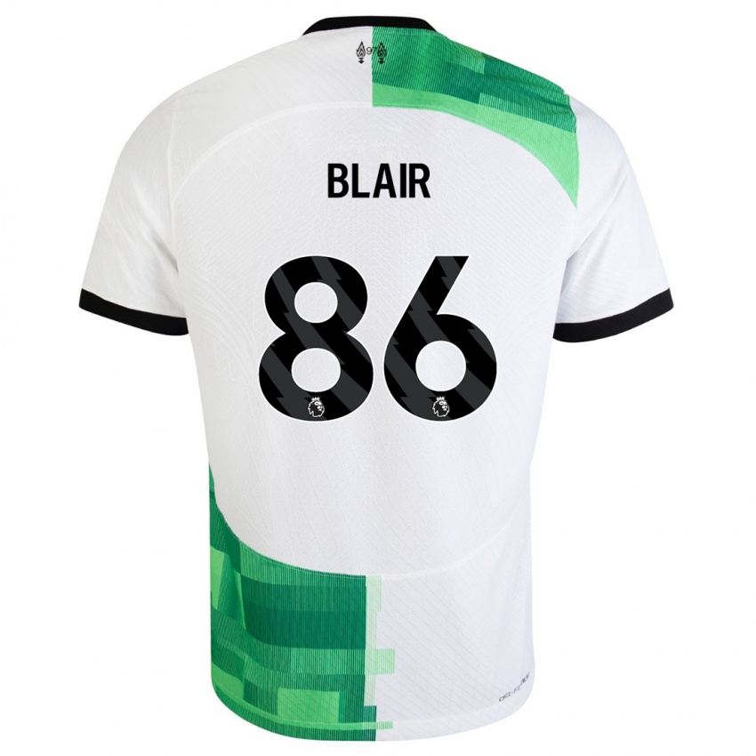 Pánské Harvey Blair #86 Bílá Zelená Daleko Hráčské Dresy 2023/24 Dres