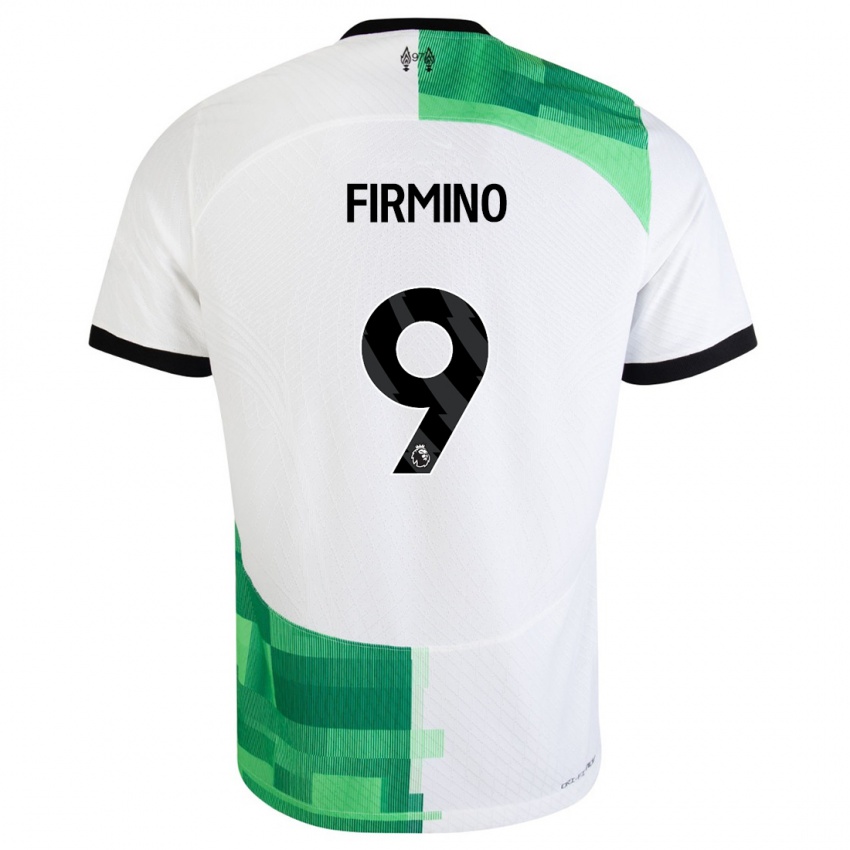 Pánské Roberto Firmino #9 Bílá Zelená Daleko Hráčské Dresy 2023/24 Dres
