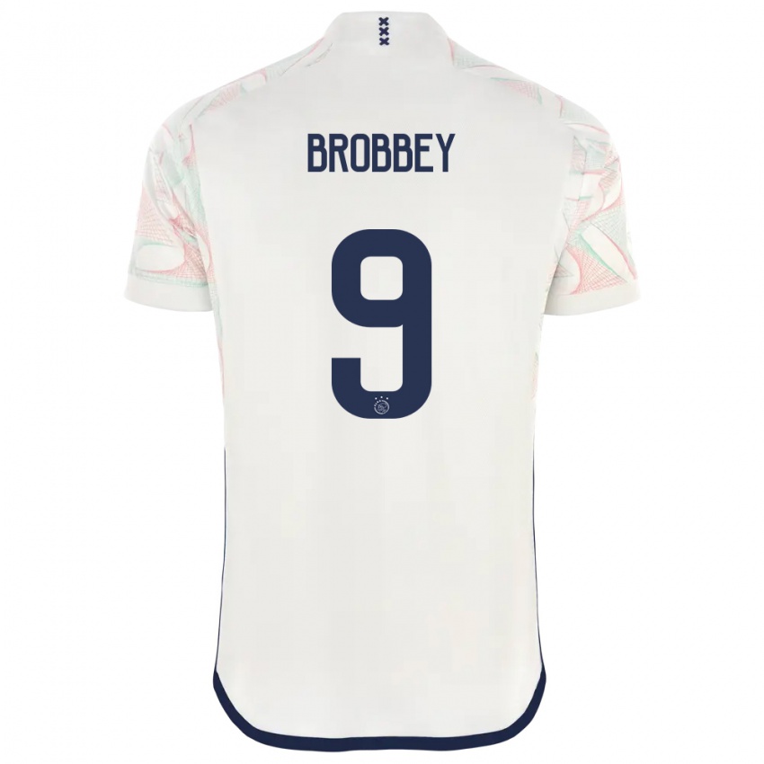 Pánské Brian Brobbey #9 Bílý Daleko Hráčské Dresy 2023/24 Dres