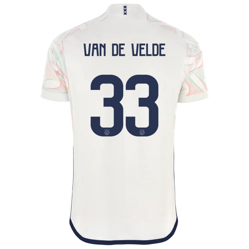 Pánské Jonna Van De Velde #33 Bílý Daleko Hráčské Dresy 2023/24 Dres