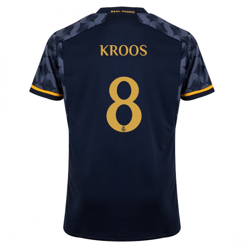 Pánské Toni Kroos #8 Tmavě Modrá Daleko Hráčské Dresy 2023/24 Dres