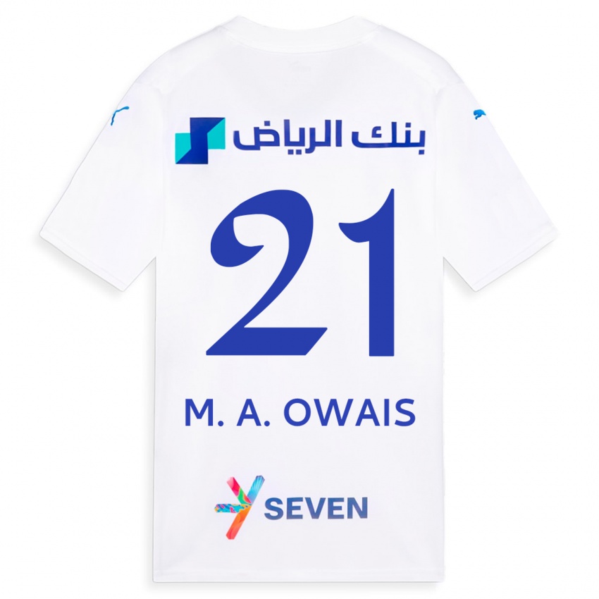 Pánské Mohammed Al-Owais #21 Bílý Daleko Hráčské Dresy 2023/24 Dres