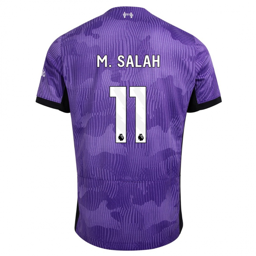 Pánské Mohamed Salah #11 Nachový Třetí Hráčské Dresy 2023/24 Dres