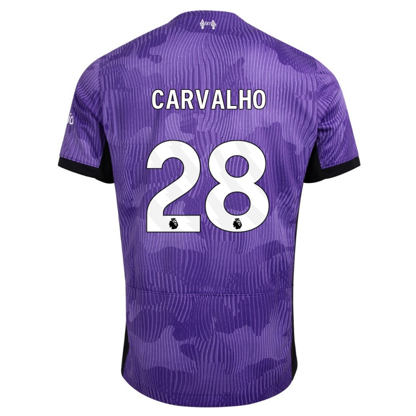 Pánské Fabio Carvalho #28 Nachový Třetí Hráčské Dresy 2023/24 Dres