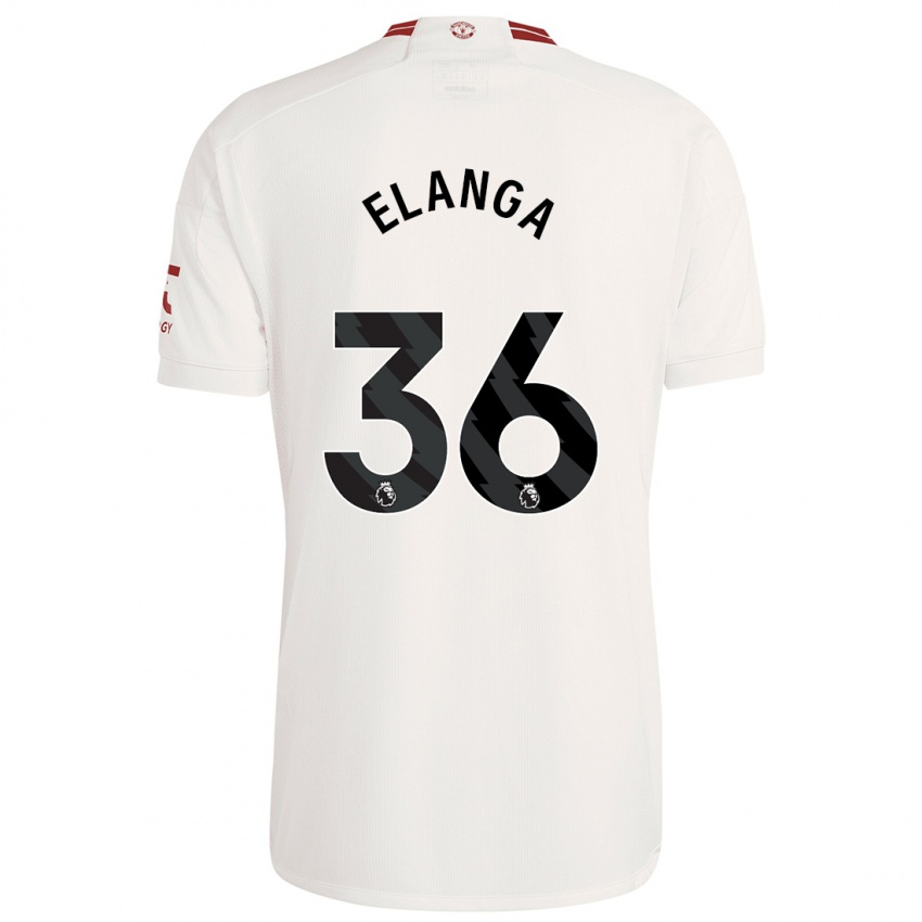Pánské Anthony Elanga #36 Bílý Třetí Hráčské Dresy 2023/24 Dres