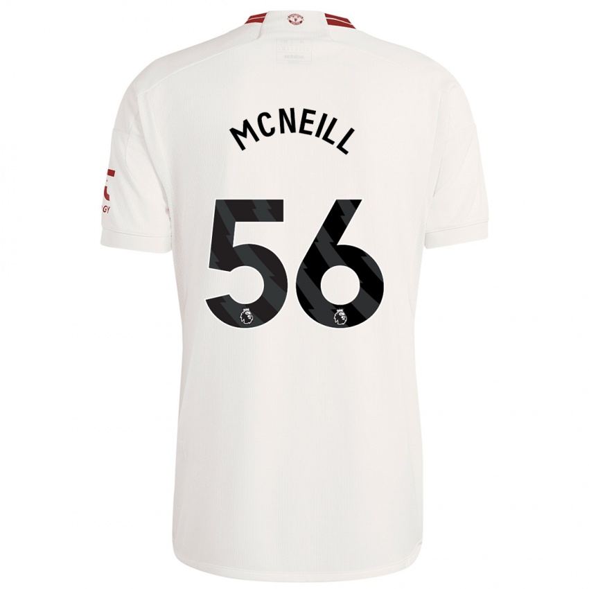 Pánské Charlie Mcneill #56 Bílý Třetí Hráčské Dresy 2023/24 Dres