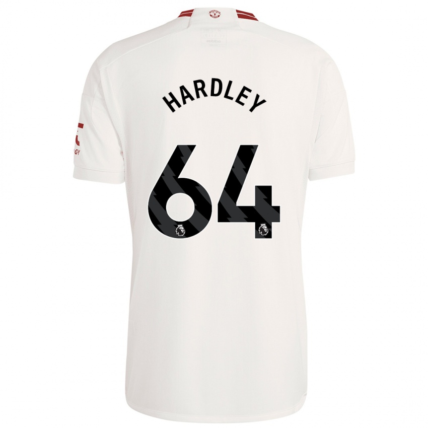 Pánské Bjorn Hardley #64 Bílý Třetí Hráčské Dresy 2023/24 Dres