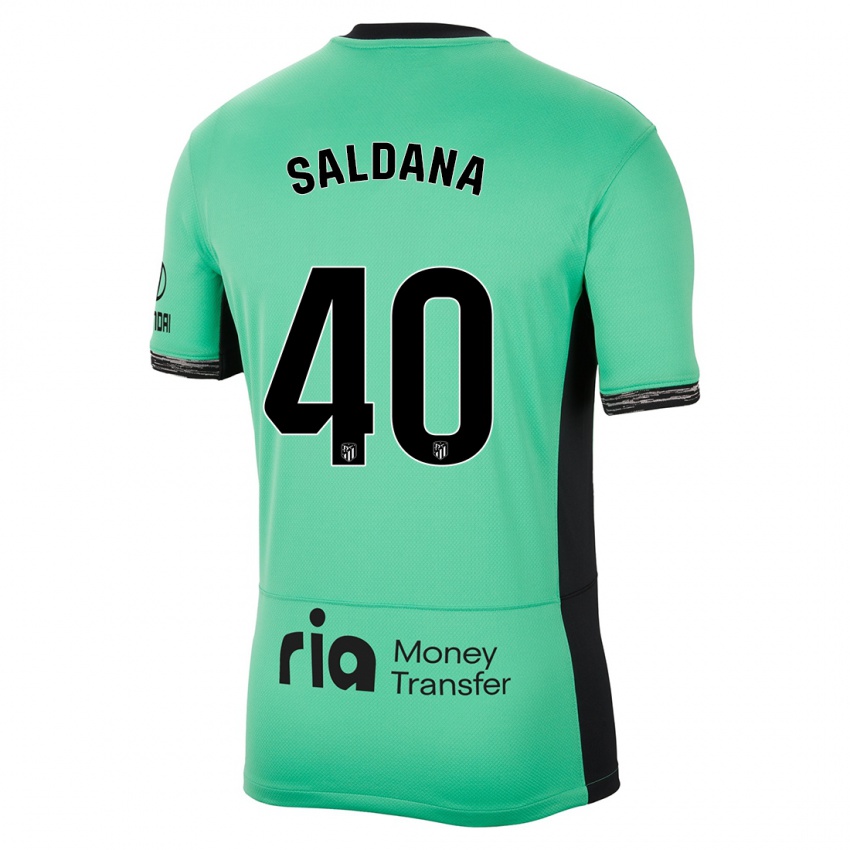 Pánské Jose Saldana #40 Jarní Zelená Třetí Hráčské Dresy 2023/24 Dres