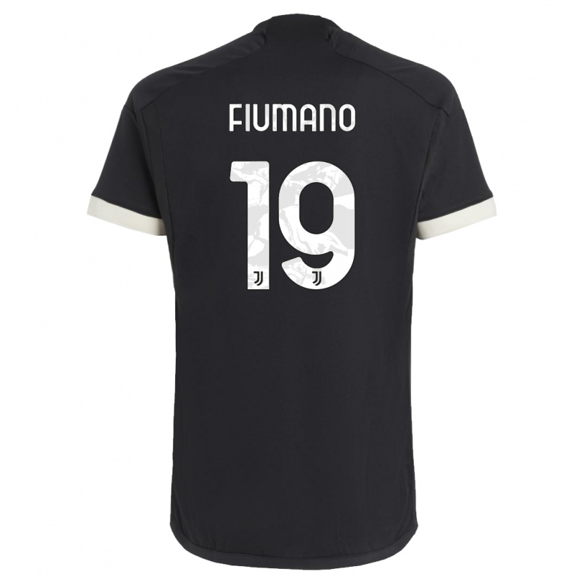 Pánské Filippo Fiumano #19 Černá Třetí Hráčské Dresy 2023/24 Dres