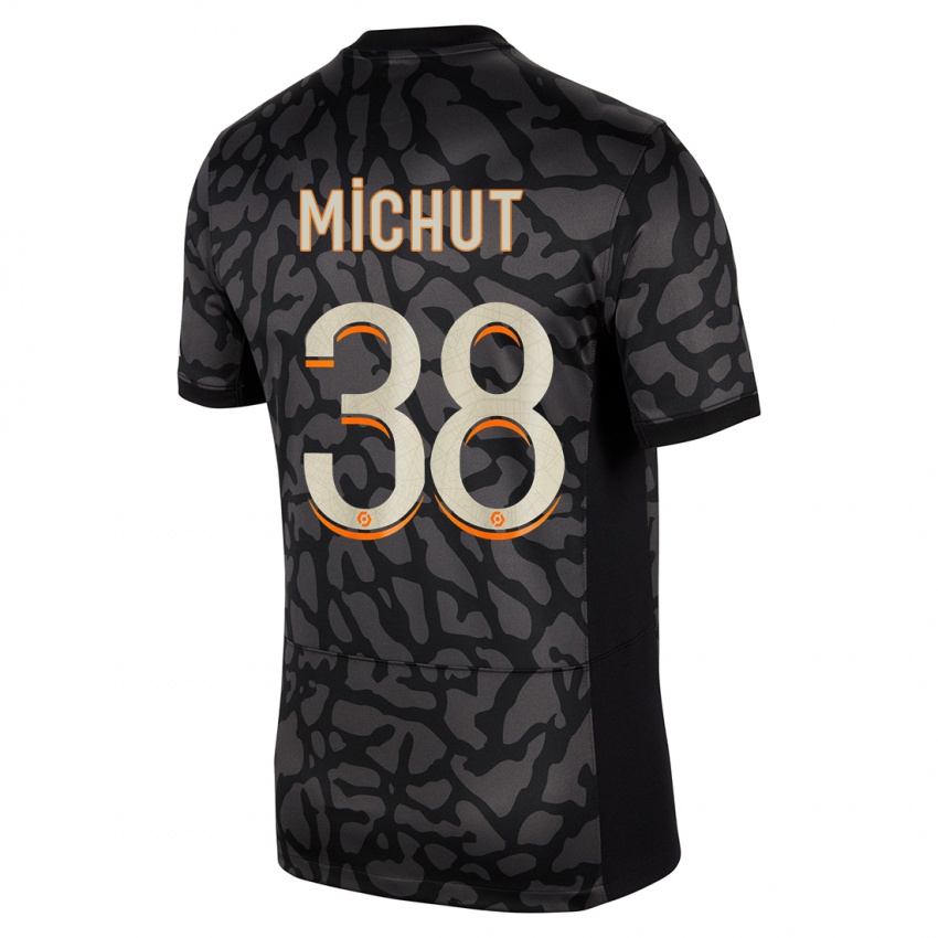 Pánské Edouard Michut #38 Černá Třetí Hráčské Dresy 2023/24 Dres