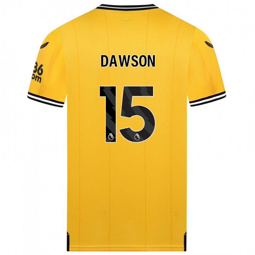 Dámské Craig Dawson #15 Žlutá Domů Hráčské Dresy 2023/24 Dres