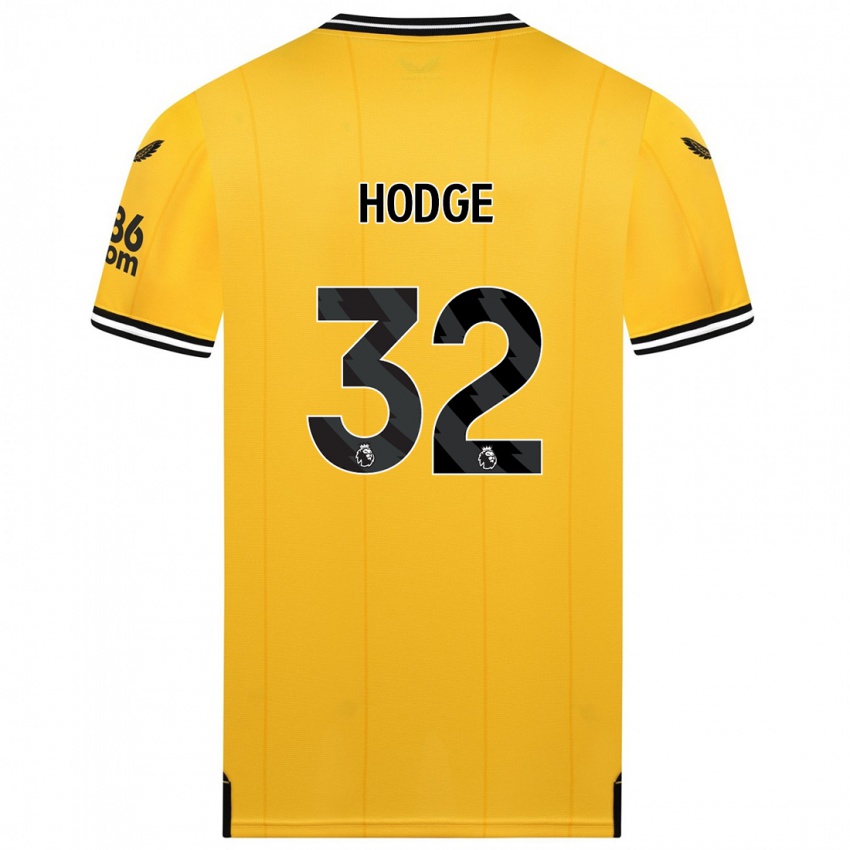 Dámské Joe Hodge #32 Žlutá Domů Hráčské Dresy 2023/24 Dres