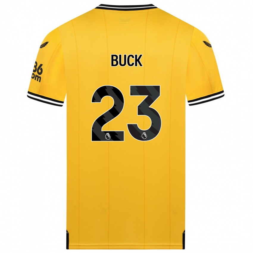 Dámské Alex Buck #23 Žlutá Domů Hráčské Dresy 2023/24 Dres
