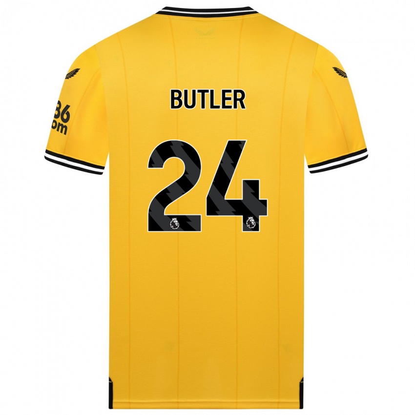 Dámské Elli Butler #24 Žlutá Domů Hráčské Dresy 2023/24 Dres