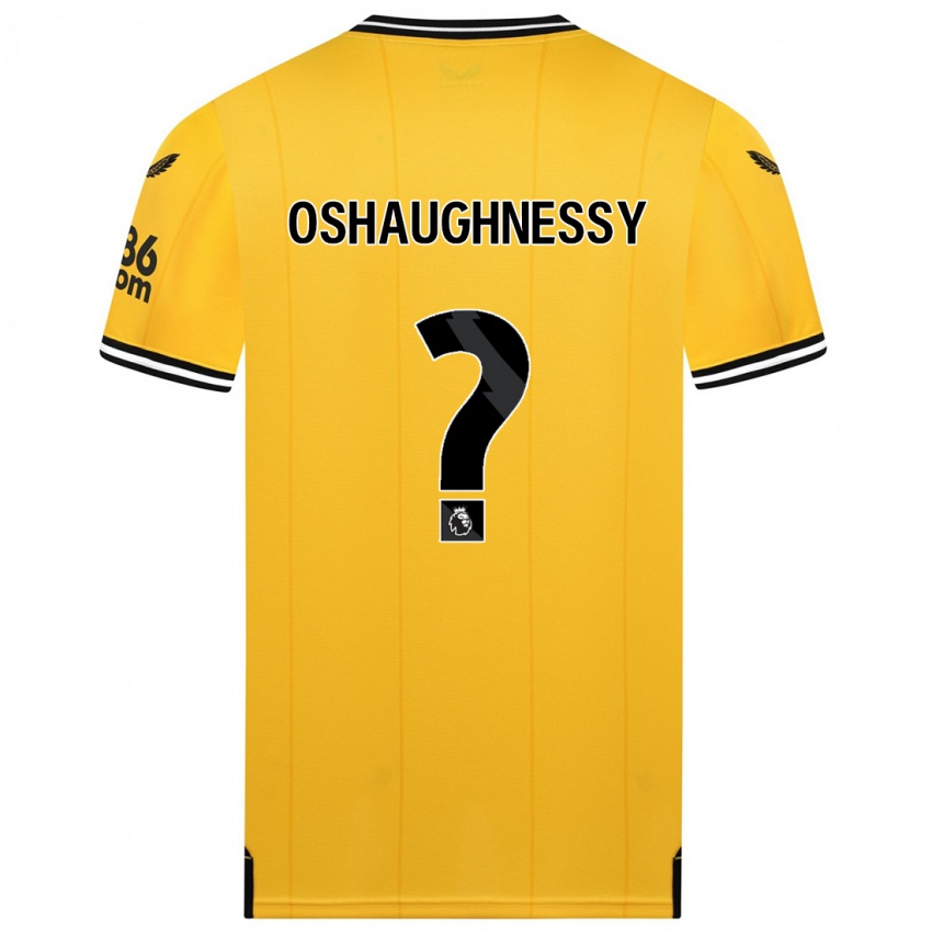 Dámské Joe Oshaughnessy #0 Žlutá Domů Hráčské Dresy 2023/24 Dres