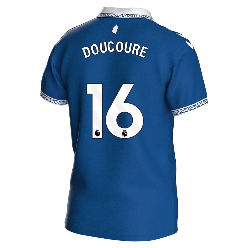 Dámské Abdoulaye Doucoure #16 Královská Modrá Domů Hráčské Dresy 2023/24 Dres