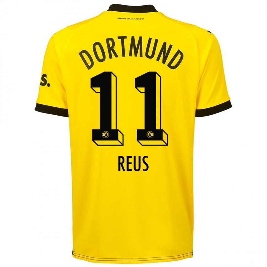 Dámské Marco Reus #11 Žlutá Domů Hráčské Dresy 2023/24 Dres