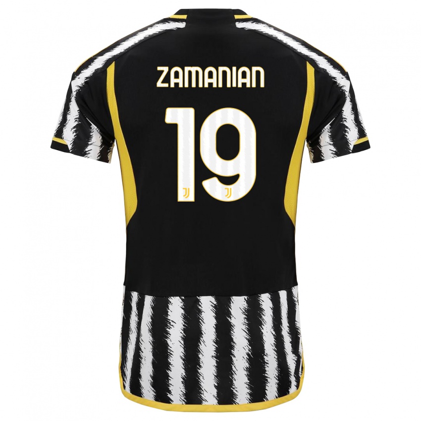 Dámské Annahita Zamanian #19 Černá Bílá Domů Hráčské Dresy 2023/24 Dres