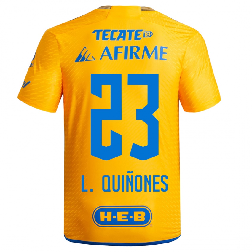 Dámské Luis Quinones #23 Žlutá Domů Hráčské Dresy 2023/24 Dres
