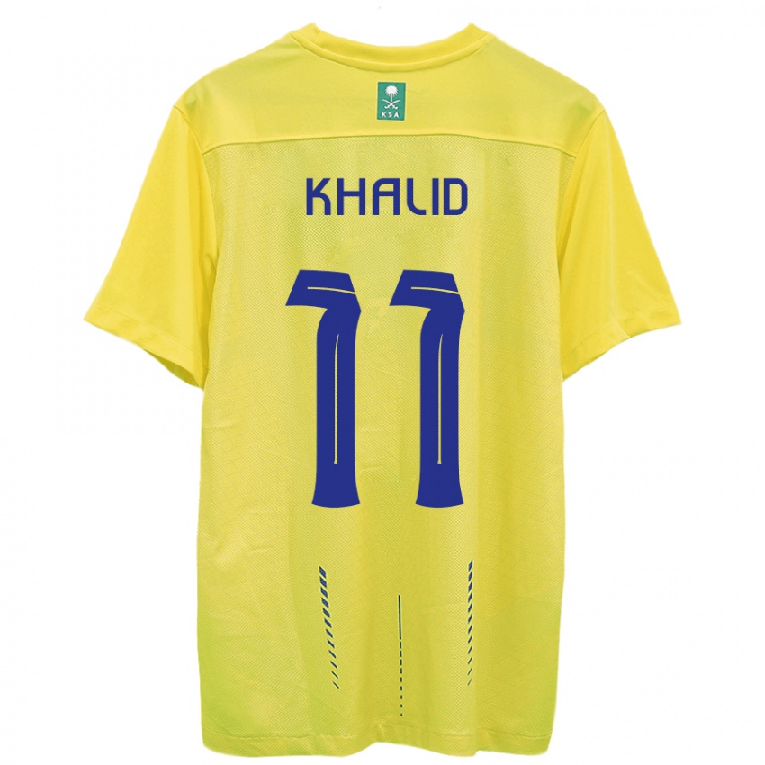 Dámské Khalid Al-Ghannam #11 Žlutá Domů Hráčské Dresy 2023/24 Dres