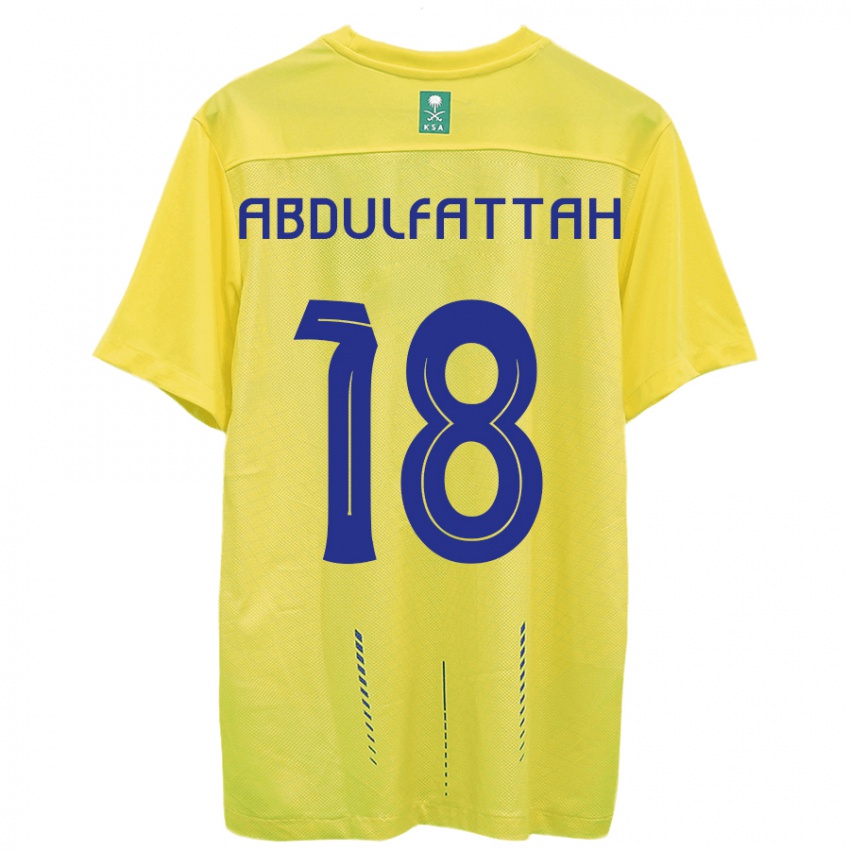 Dámské Abdulfattah Adam #18 Žlutá Domů Hráčské Dresy 2023/24 Dres