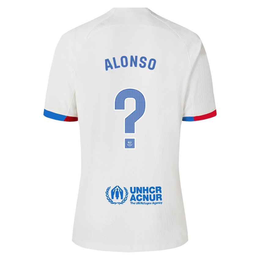 Dámské Aáron Alonso #0 Bílý Daleko Hráčské Dresy 2023/24 Dres