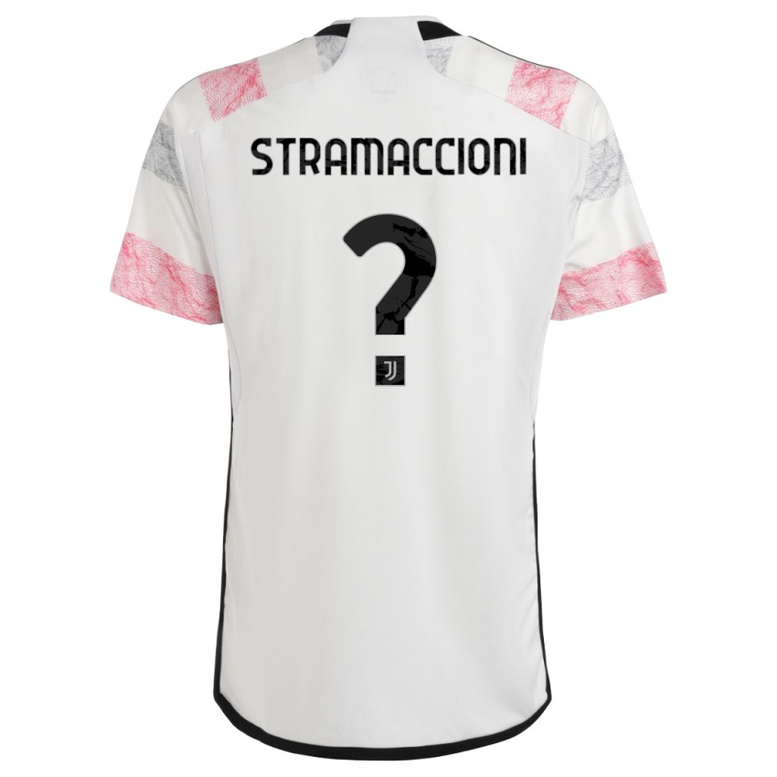 Dámské Diego Stramaccioni #0 Bílá Růžová Daleko Hráčské Dresy 2023/24 Dres