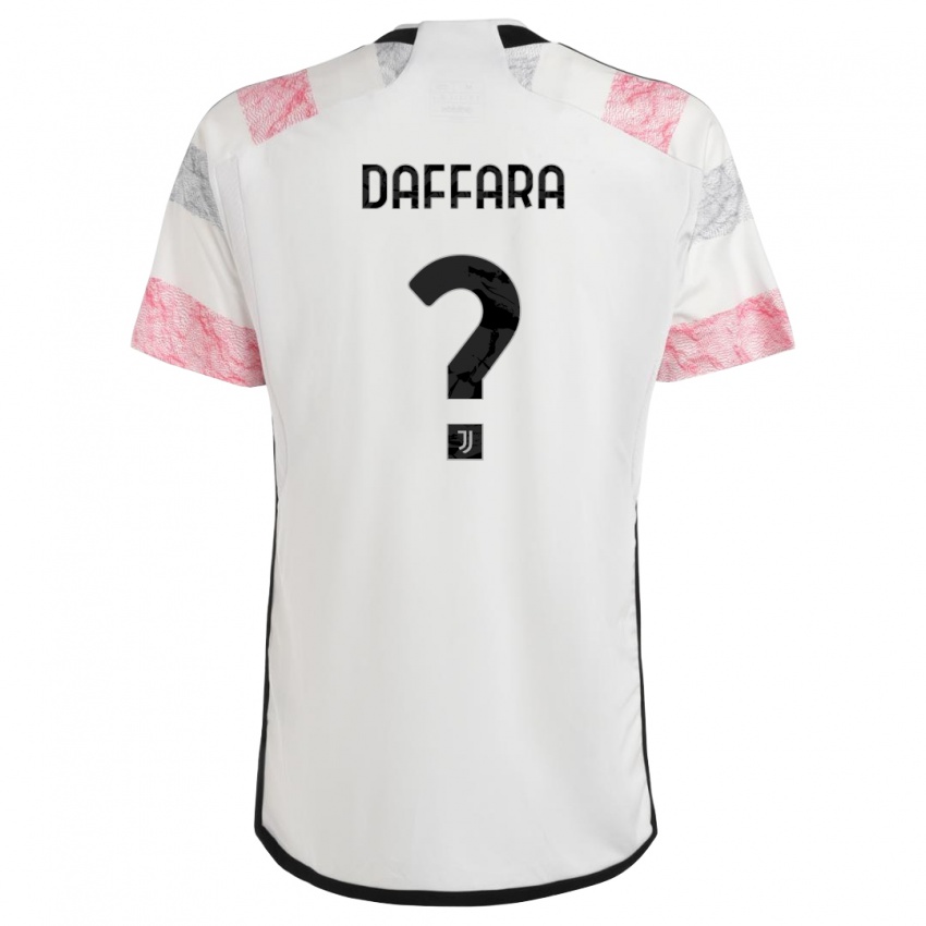 Dámské Giovanni Daffara #0 Bílá Růžová Daleko Hráčské Dresy 2023/24 Dres