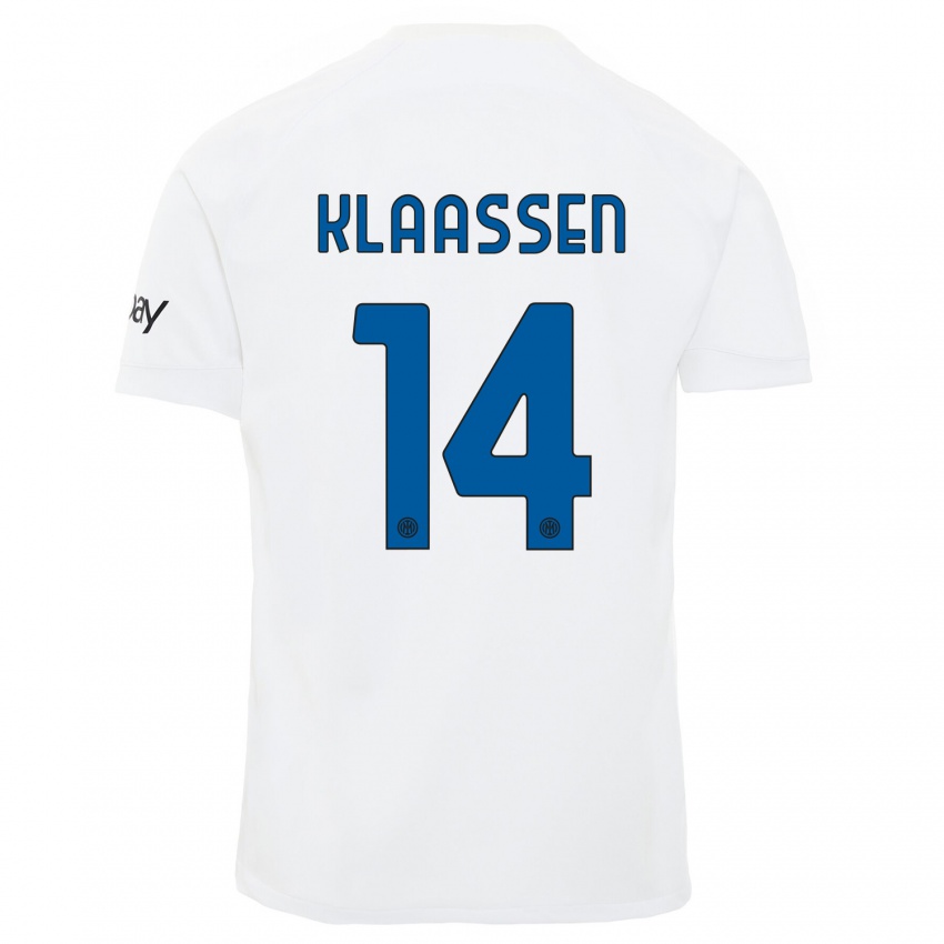 Dámské Davy Klaassen #14 Bílý Daleko Hráčské Dresy 2023/24 Dres