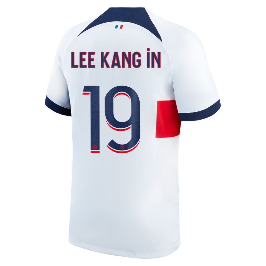 Dámské Kang-In Lee #19 Bílý Daleko Hráčské Dresy 2023/24 Dres