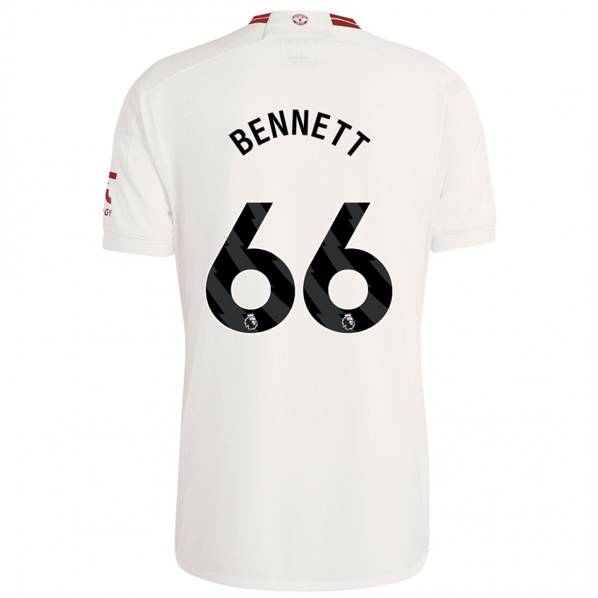 Dámské Rhys Bennett #66 Bílý Třetí Hráčské Dresy 2023/24 Dres