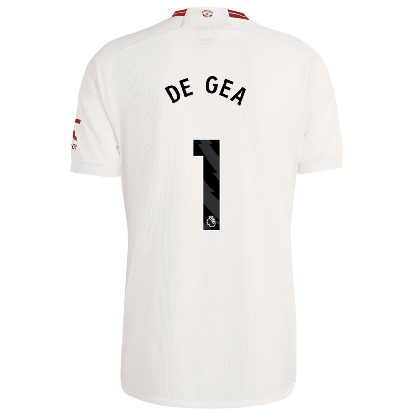 Dámské David De Gea #1 Bílý Třetí Hráčské Dresy 2023/24 Dres